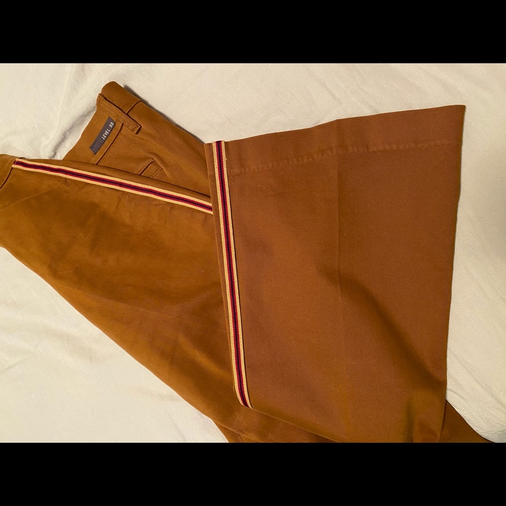 Anthropologie “level 99” brown wide leg style pant